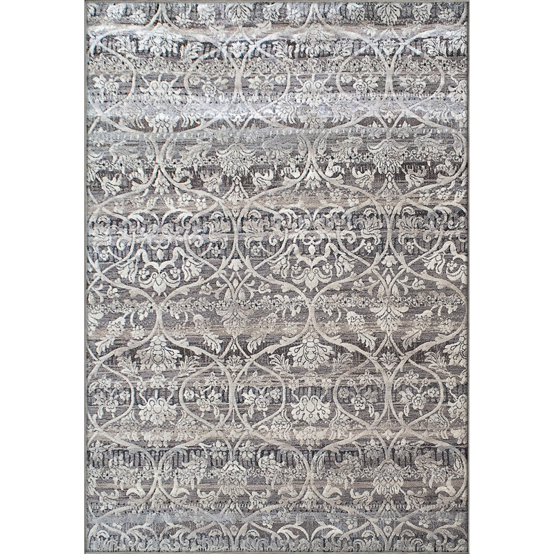Steelville Floral Indoor Rug, Rectangle 5'3" x 7'7"