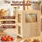 Bread Box For Kitchen Countertop: With Homemade Bread Slicer, Wooden Bread Storage Container