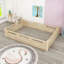 Lit plateforme au sol avec garde-corps-128781472-128781480