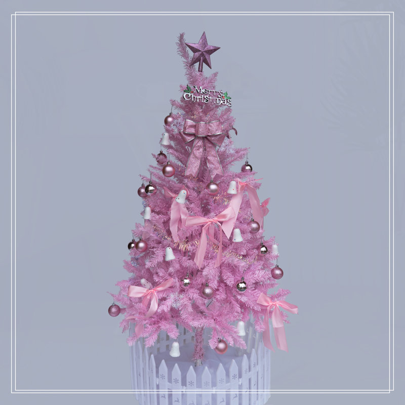 5FT pink Christmas tree