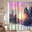 Rideau de douche Winter Snow Pine Trees Sunlight-313236163