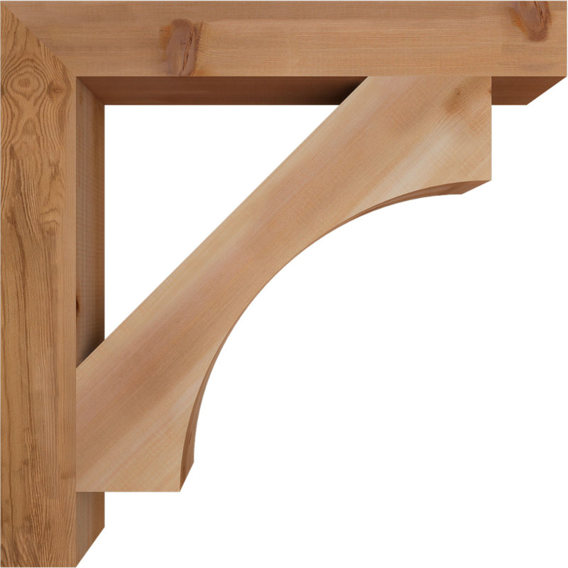 Support Westlake Block, Cèdre rouge de l'Ouest (lisse), H 30 po x l 3,5 po x P 30 po