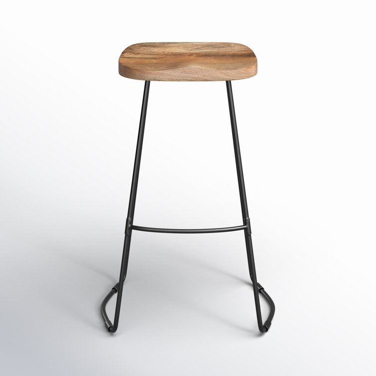 Geonna Solid Wood Bar & Counter Stool