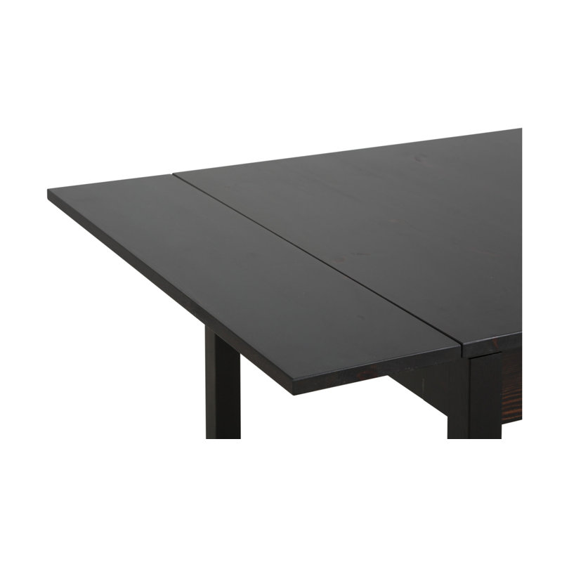 Picar Solid Wood Dining Table, Dark Brown