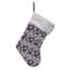 Chaussette de Noël en toile de jute
