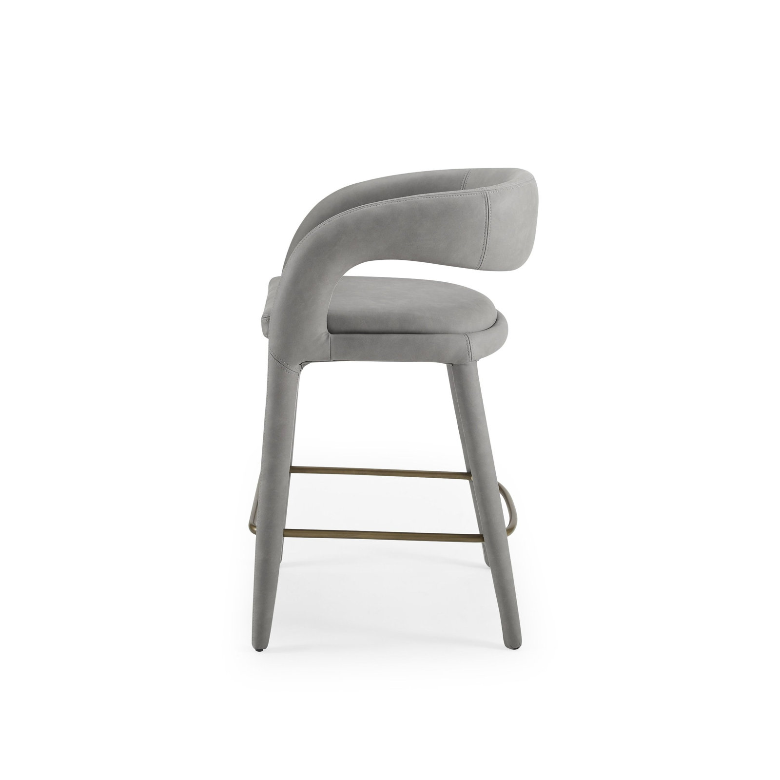 Freestyle Bar Stool, Gray, 25.6''