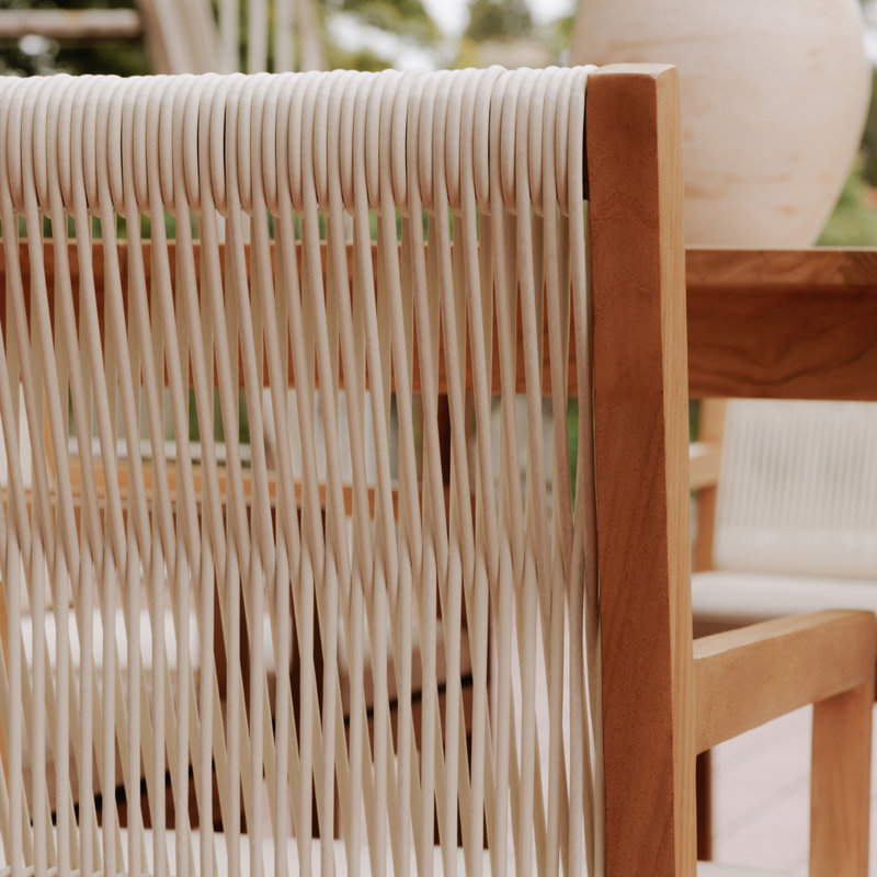 Brayven Outdoor Dining Chair Natural