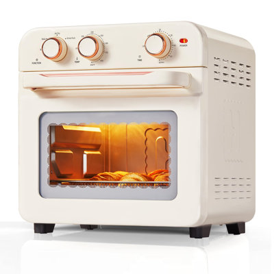 Air Fryer Toaster Oven Combo K319QT Retro Toaster Oven Air Fryer OvenCountertop Convection Oven1250W150F  450FNonStick Stainless SteelOnli
