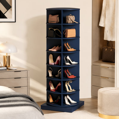 Armoire à chaussures rotative 360 7 couches