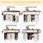 144.4 cm W Kitchen Island with-1918171824
