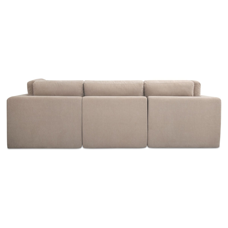 Cates Dream Modular Sectional Dark Green, Beige Polyester