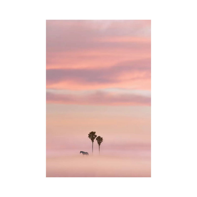 Just Another Sunset by Nirs Photography - Wrapped Canvas Painting, 20.32 cm H x 30.48 cm W