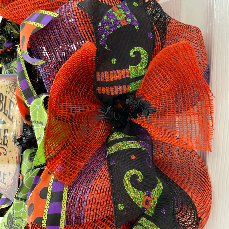 Couronne d'Halloween double, 24 Inch