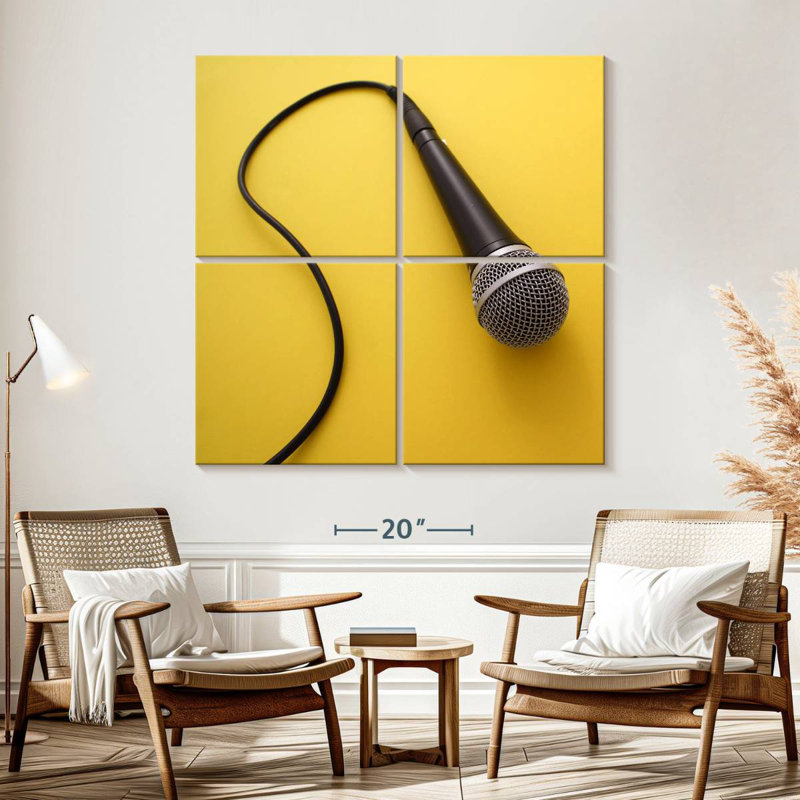 Abarca Wired Microphones, 57" H x 57" W