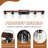 Industrial & Farmhouse Bathroom Vanity Light Over Mirror With Metal & Wood Frame-776518413