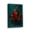 Cadre tendu sur toile tendue «Lion en costume rouge sur fauteuil» sophistiqué pour Eclectic Studio-834254445