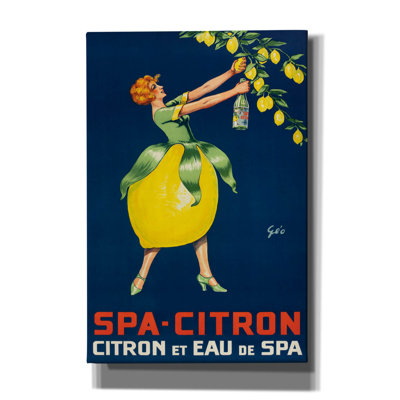 " Spa Citron " by Vintage Posters