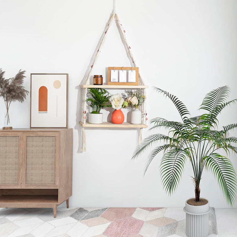 Kat 2 Piece Wood Bracket Shelf