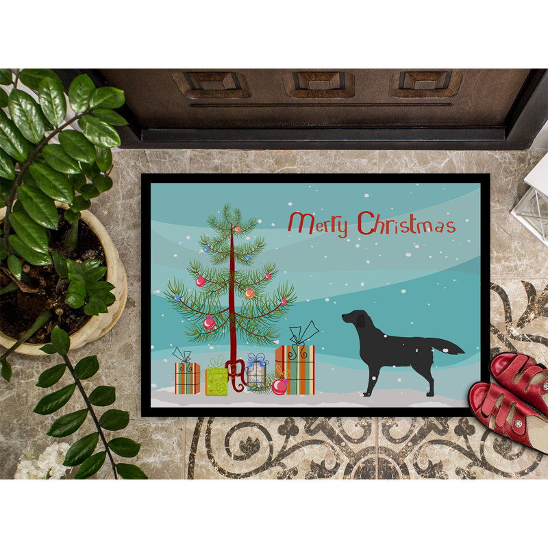 Tapis de porte d’intérieur anti-dérapant labrador, Rectangle 2 pi x 3 pi