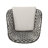 Black Patio Seat : Woven Finish, Faux And Metal Modern Dining Chair: Design. Frame, Black. 23.96"d X 25"w 31.5"h, 10.86 Lb