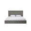 Lit plateforme gris foncé Antionett