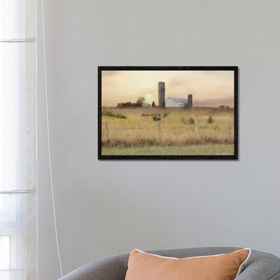 Sunset At The Dexter Farm by Lori Deiter - Print on Canvas