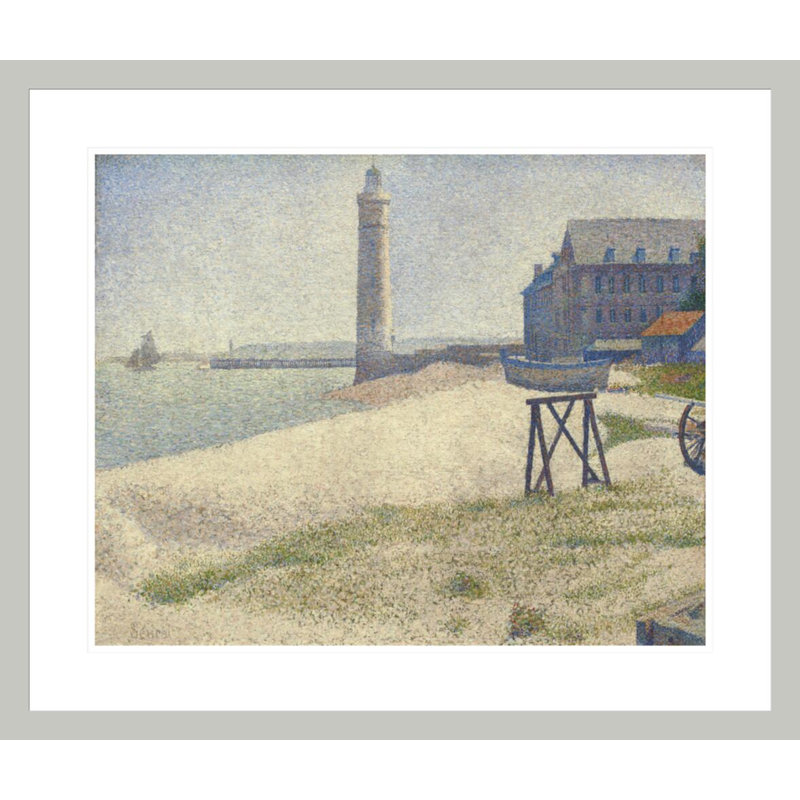 Le phare à Honfleur par Georges Seurat, impression giclée sur cadre, 23.5" H x 27.63" W