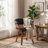 Upholstered Dining Chairs with Wooden Legs-485555604