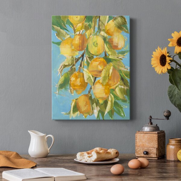 Winston Porter Lovely Lemon On Canvas Print | Wayfair