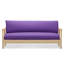 Housse pour canapé-lit réversible en tissu de polyester réversible avec fermeture à glissière 3 côtés-87758522-96484508