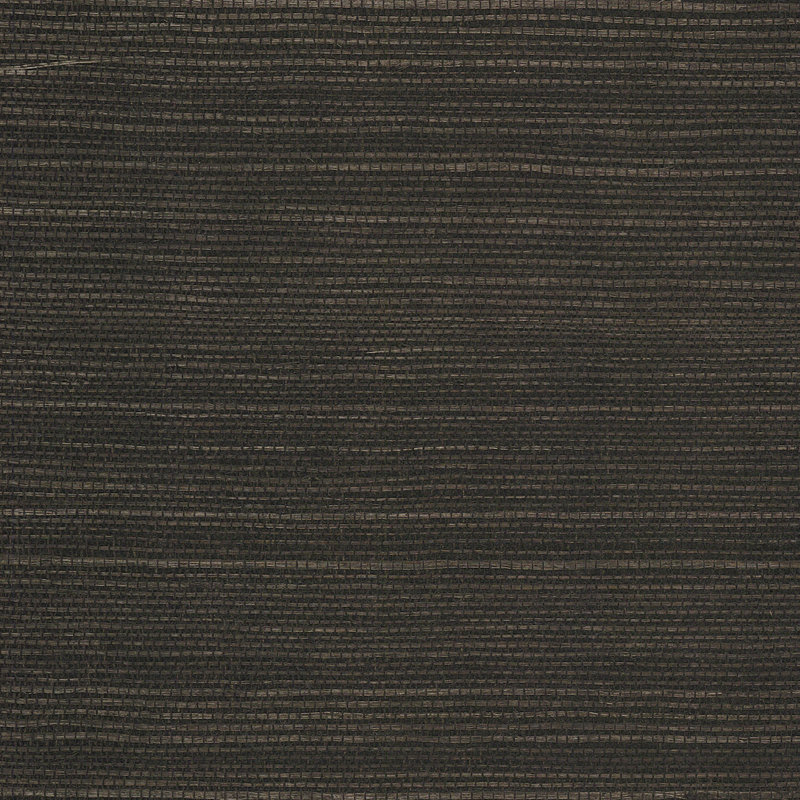 Papier peint en peluche et sisal Weatherhill, Noir