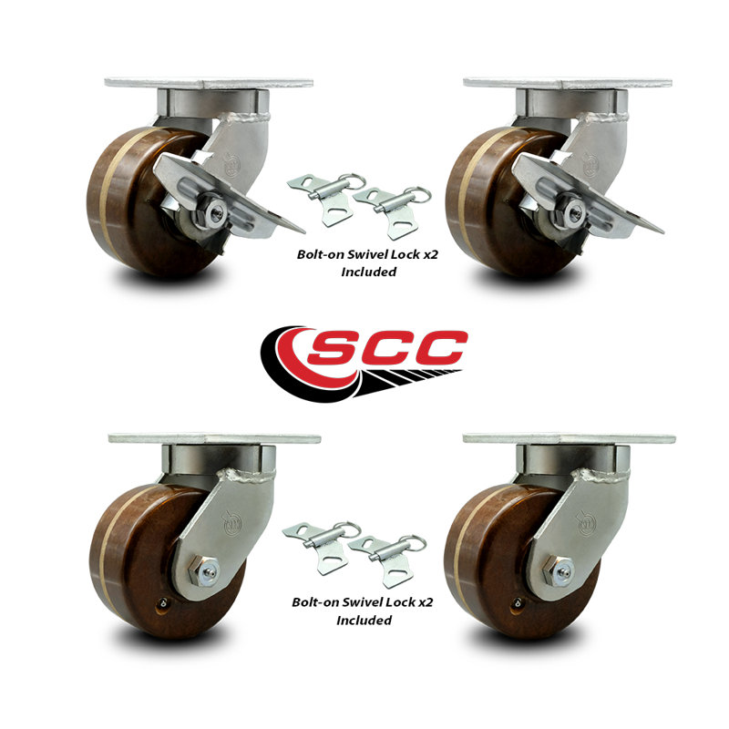 Heavy Duty High Temp Phenolic Caster