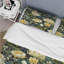Botanical Green And Yellow Poppies Garden - Ensemble de housse de couette à motif floral-1835349630