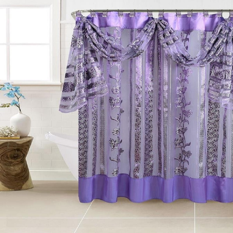 Paris Floral Shower Curtain