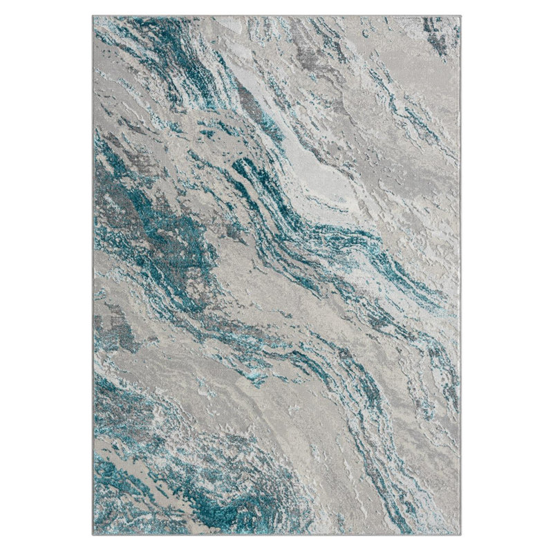Timmo Abstract Indoor Rug, Rectangle 5 x 7