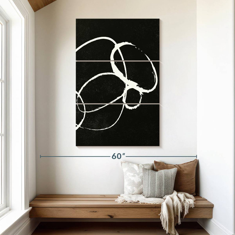 Avery Abstract Linked IV, 50" H x 32" W