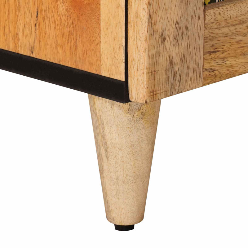 40cm W Solid Wood Bedside Table
