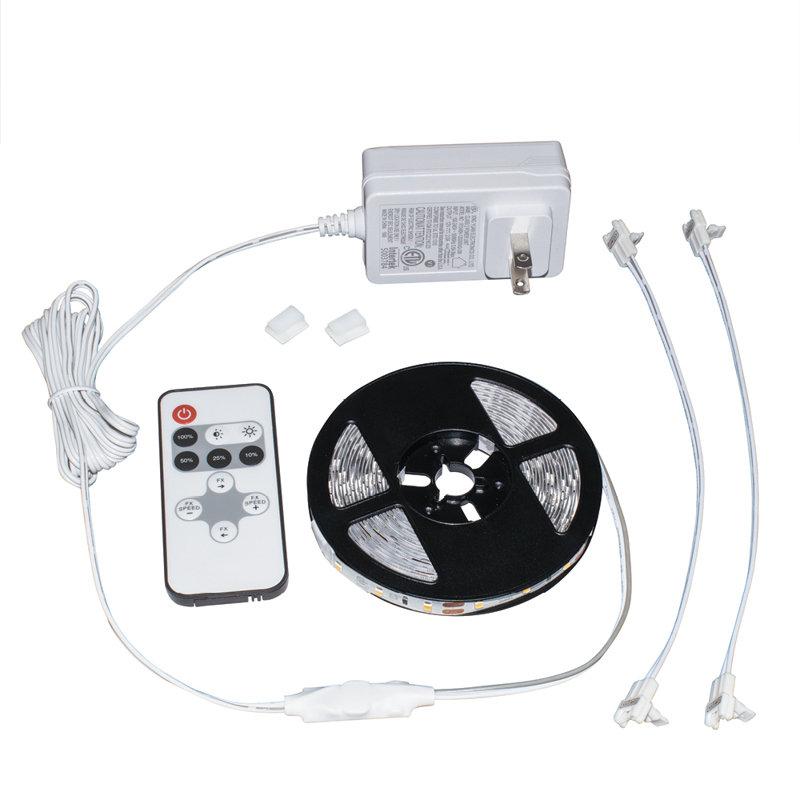 Armacost 16 ft. Warm White LED Strip Tape Light Kit with Remote