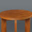 Table de bout en bois massif 3 pieds Daleia