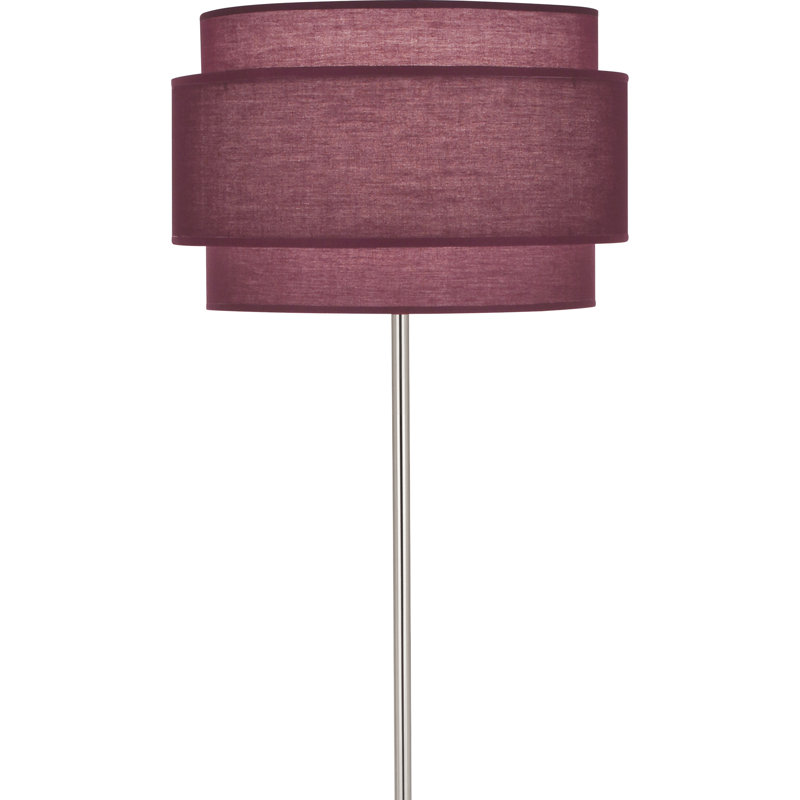 Lampe sur pied 62,75 po Decker, Nickel poli, Vin millésimé