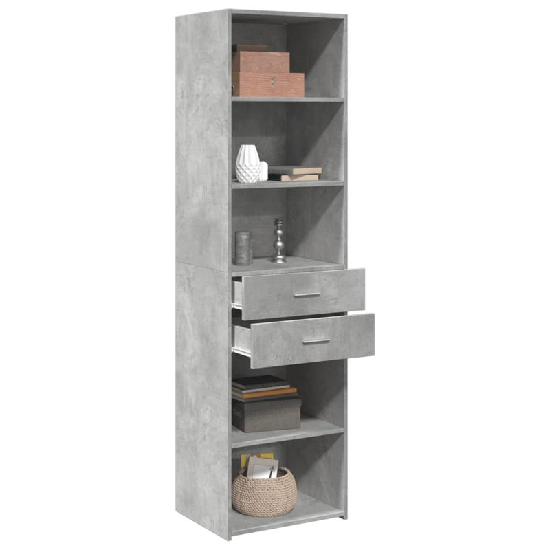 Allande 50cm Sideboard, Concrete Grey