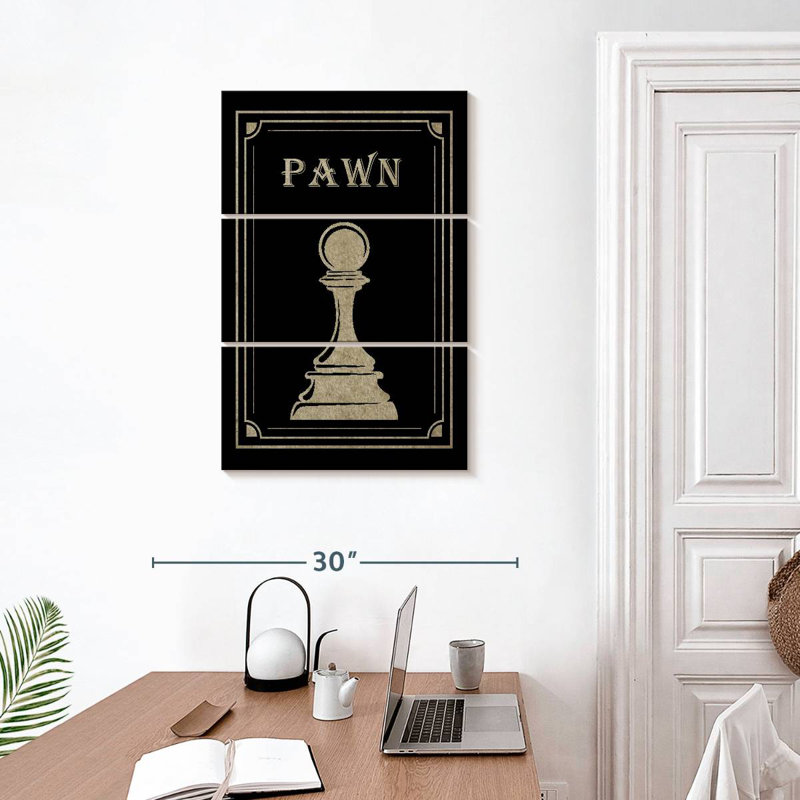 Pion Senne Chess, H 32 po x l 20 po