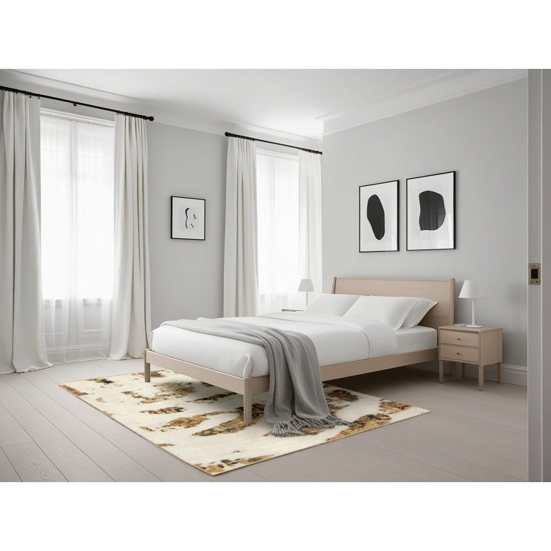 Tapis abstrait moderne 1953, Rectangle 5 pi x 7 pi