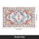 Non-Slip Machine Washable Oriental Area Rug Red/Teal