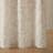 Harbor House Solace Leaf Beige Cotton Blend 1-Piece 72x72" Cotton Blend Botanical Jacquard Shower Curtain