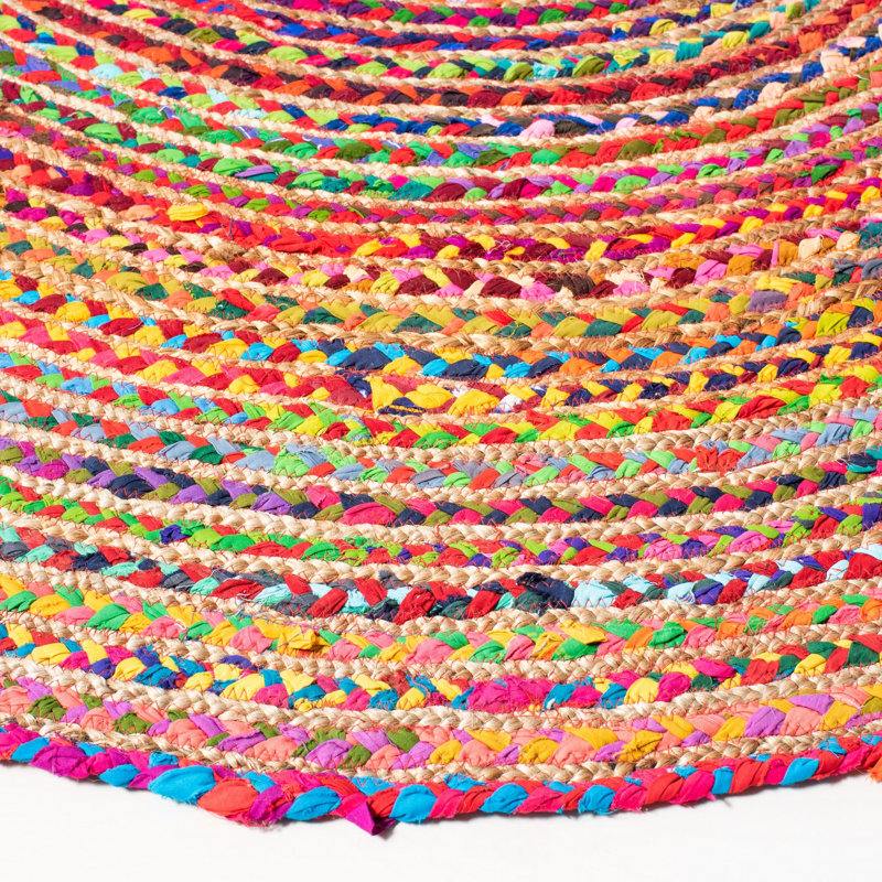Tapis multicolore Herzig, Rond 3 pi