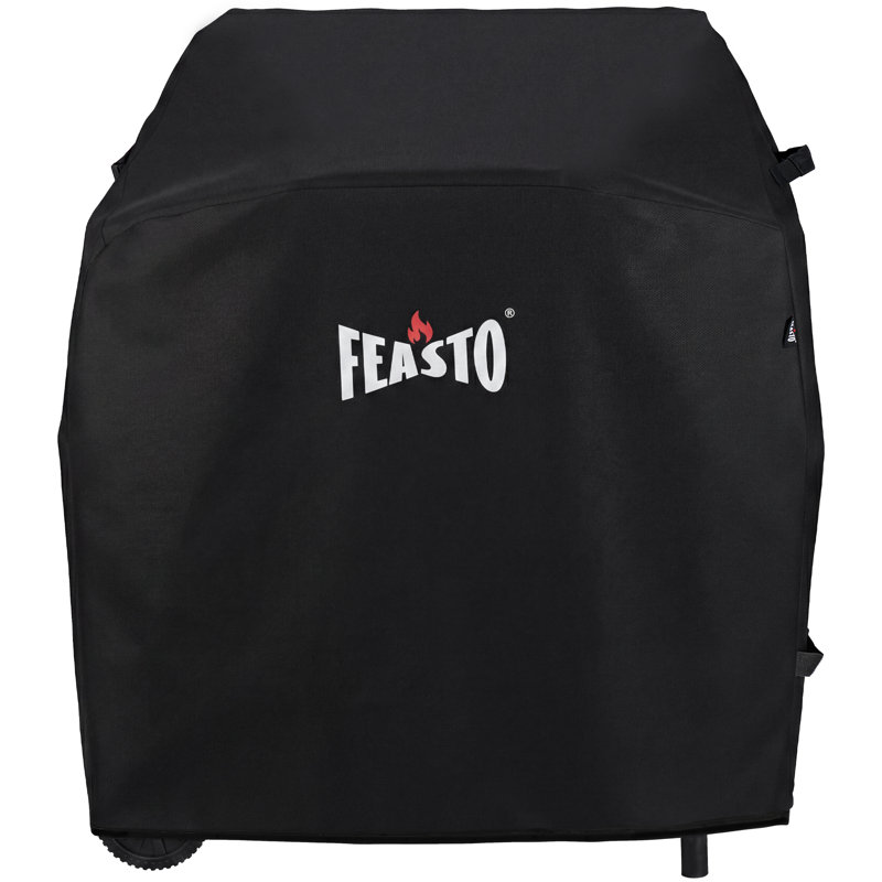 Couvercle de friteuse d'extérieur au propane 37 pouces FEASTO, imperméable 600D, noir