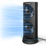 Dr. Prepare Dual Oscillating Tower Fan