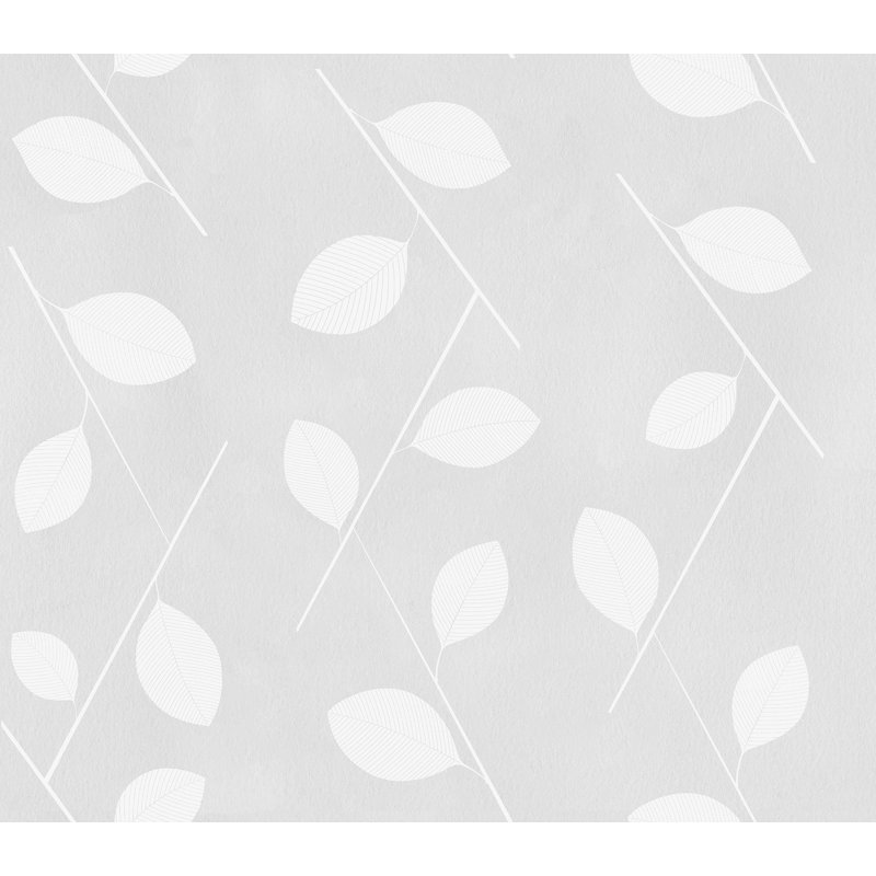 Rouleau de papier peint L 33 pi x l 20,5 po Yuki Osada Zig-Zag, Gris