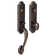 Complete Inactive Boulder Dummy Handleset with Knob and Rosette